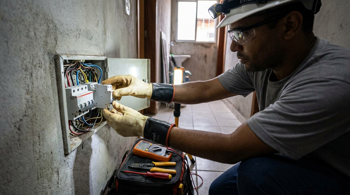 Instalacao de disjuntor profissional em Maceió‑AL