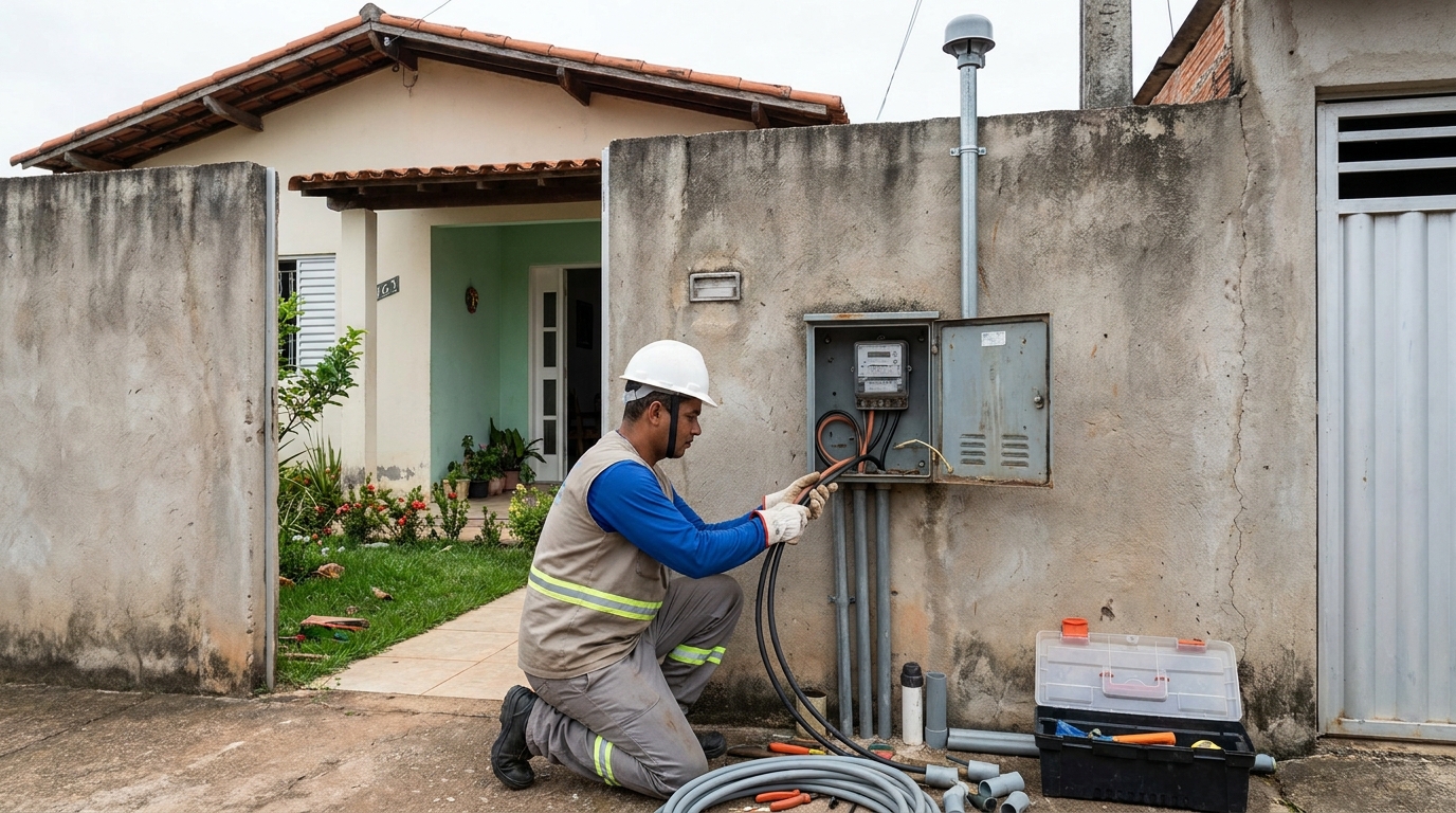 Instalacao de padrao de energia em Maceió‑AL