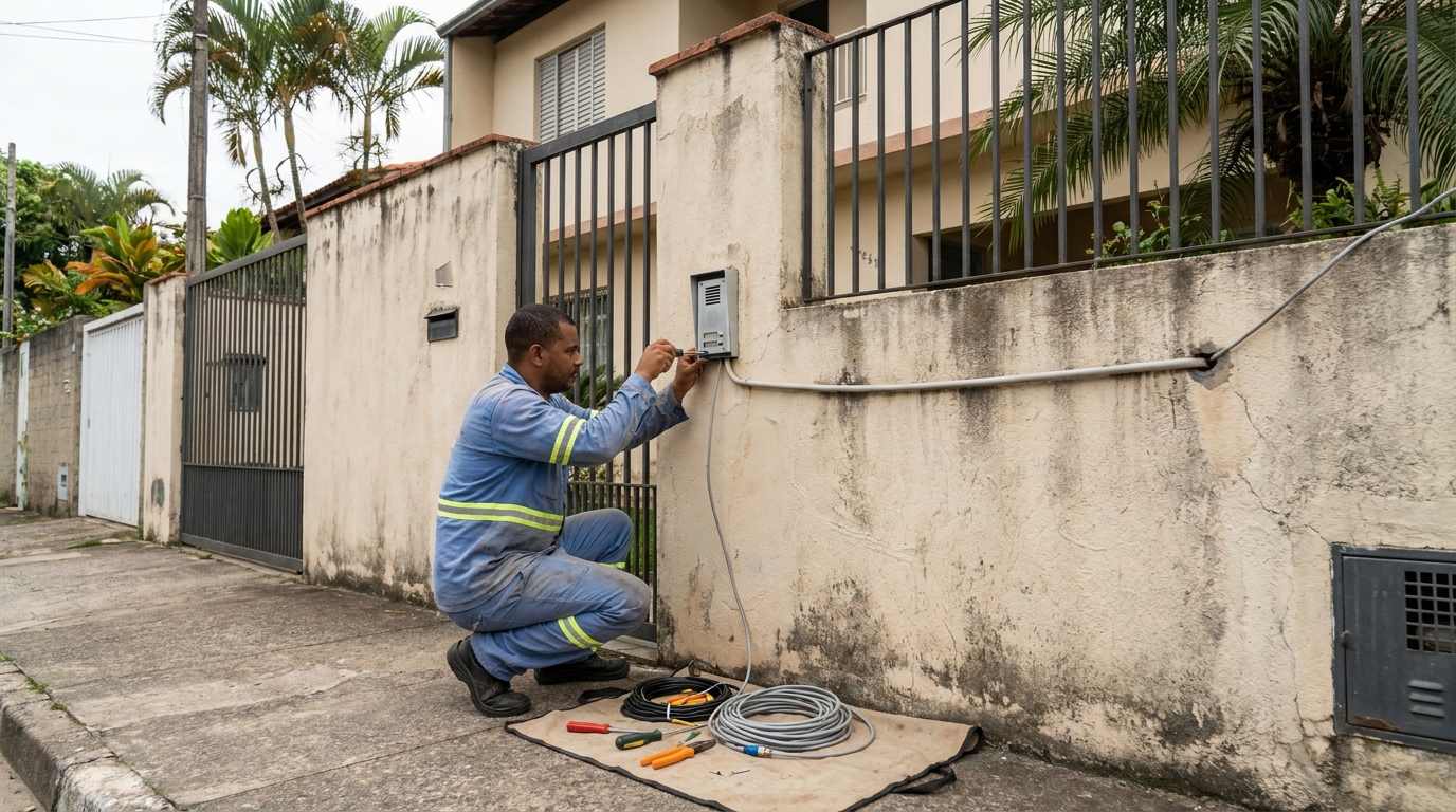Instalacao de video porteiro em Maceió‑AL