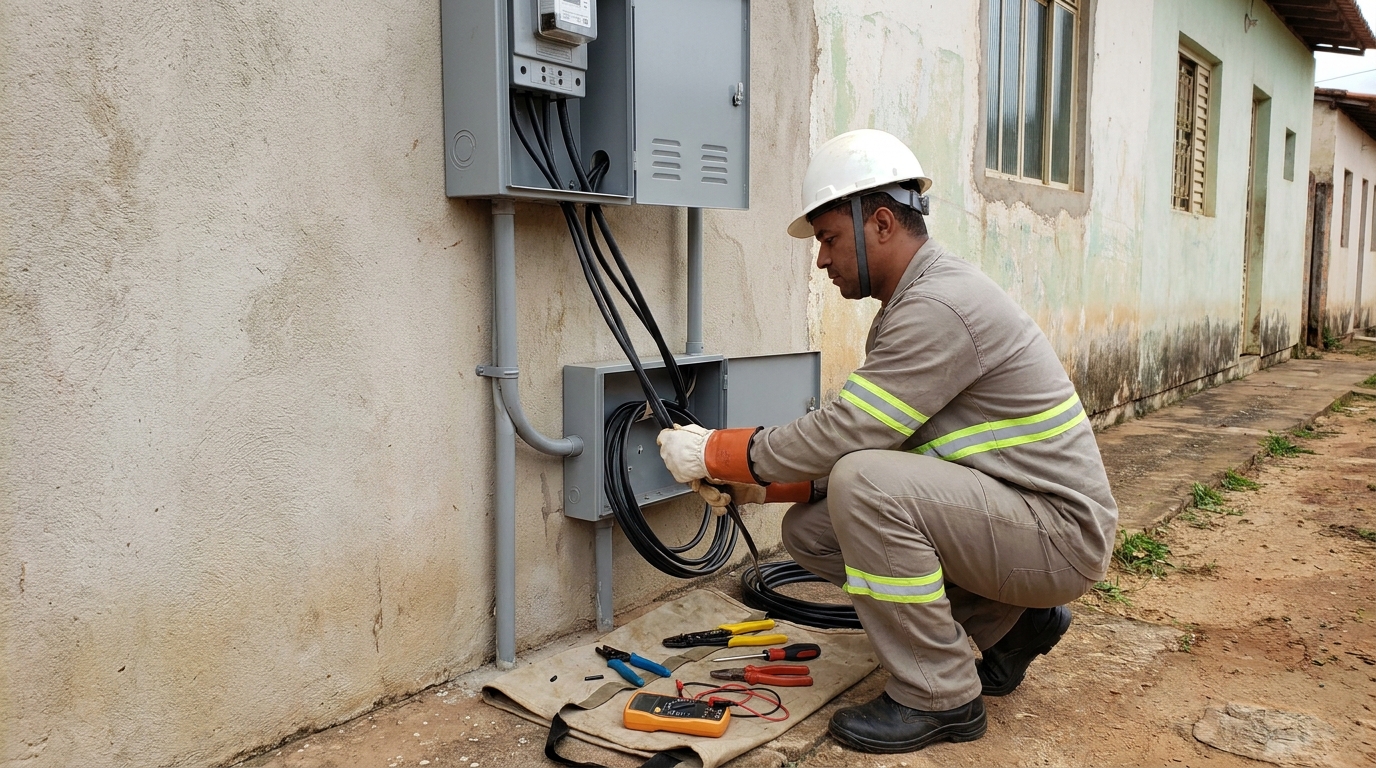 Troca de padrao de energia em Maceió‑AL